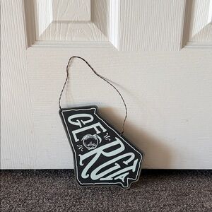 Georgia State Hanging Wood Decor